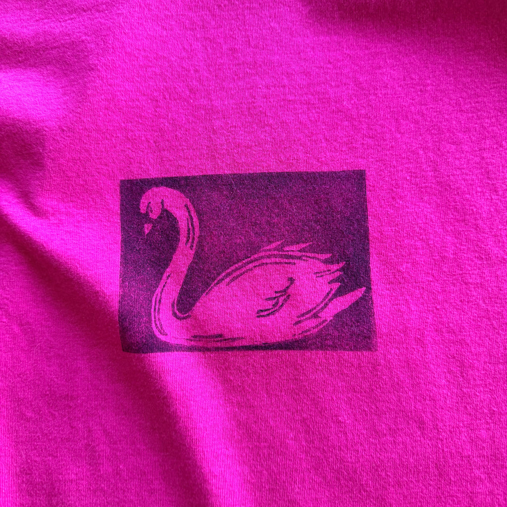 Hot Pink Swan Tanktop