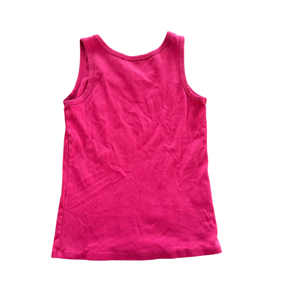 Hot Pink Tile Print Tank Top